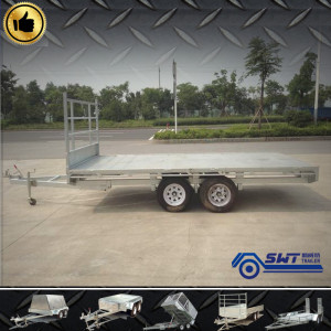 Direct Wholesale Price Flat Deck Full-Trailer Made in China